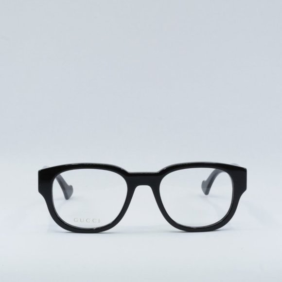 Gucci GG1429O 001 Eyeglasses Black 54mm Square Frame - Picture 4 of 11